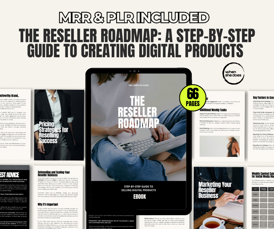 The Reseller’s Roadmap – Your Step-by-Step Guide to Selling Digital Products with MRR & PLR