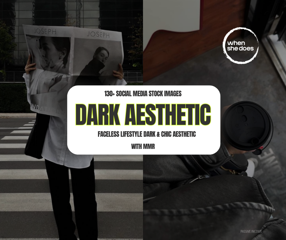 Dark and chic stock image bundle with faceless lifestyle photography
Luxury dark aesthetic
"Moody and sophisticated stock photo for social media design
Private label stock images for resale opportunities
