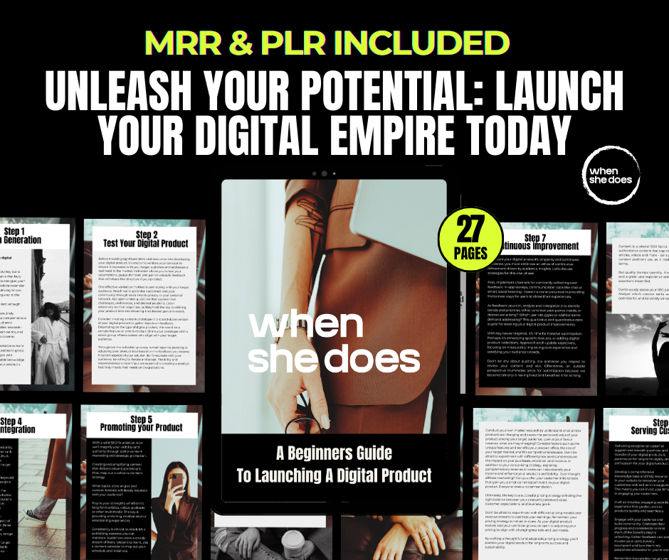 This ebook with master resell rights and private label rights (MRR) (PLR) with help reader Discover how to build and grow your digital empire & business. Learn strategies for launching a successful online business and achieving digital entrepreneurship success. Financial Freedom awaits.